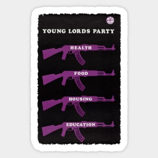 Young Lords Party Sticker